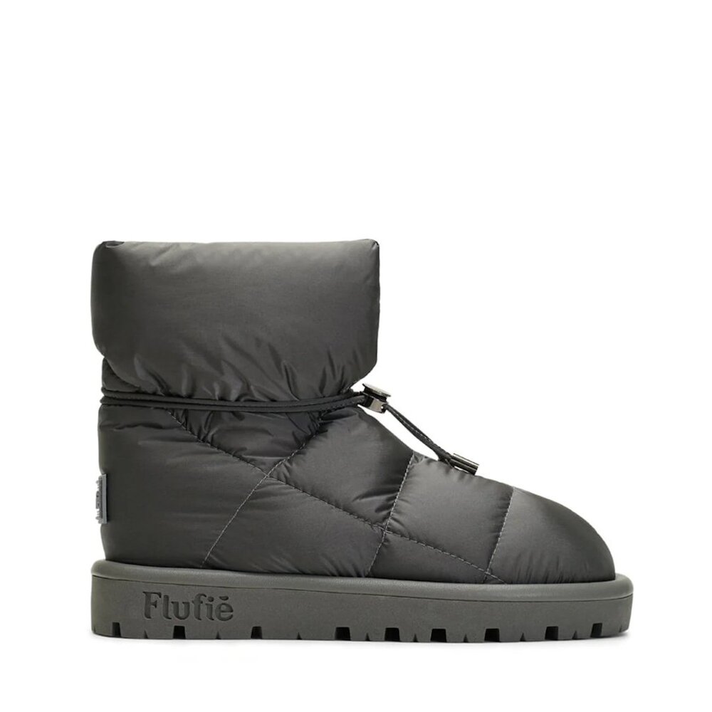 Metallic Sonic Silver Down Boot